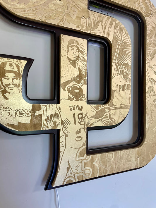 SD Padres LED sign - Large