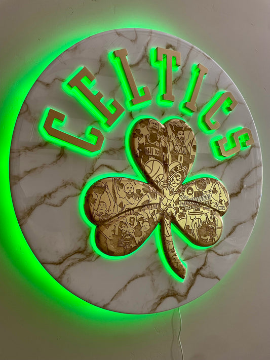 Boston Celtics 2024 Champions LED sign