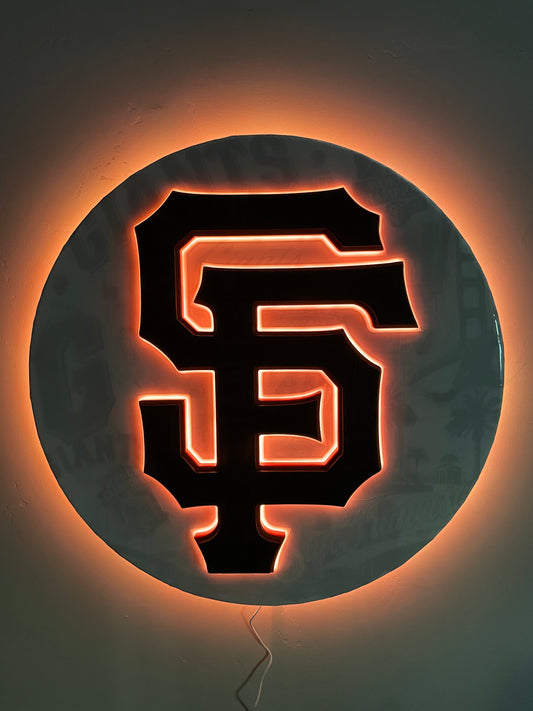 SF Giants front-lit LED