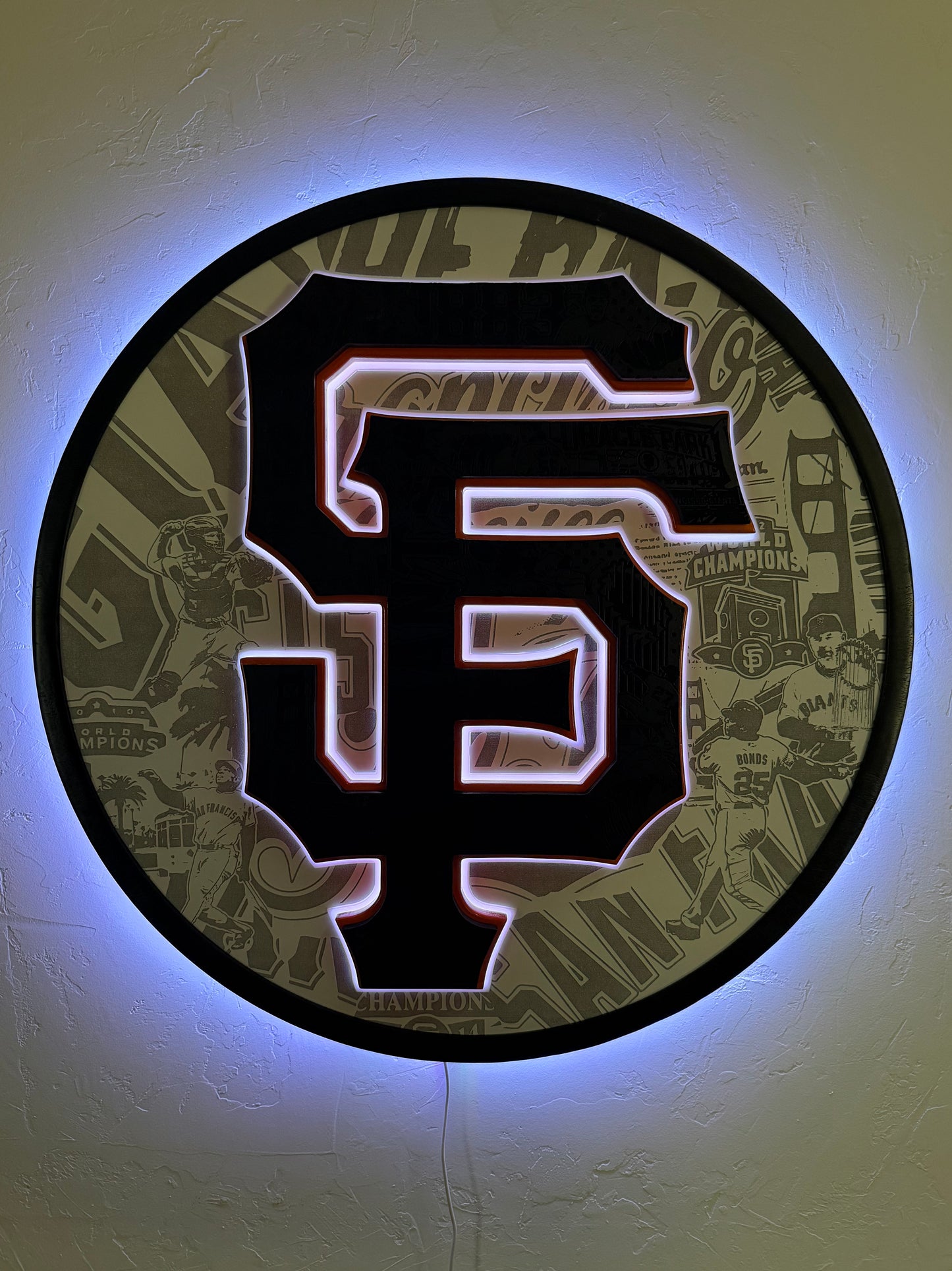 SF Giants front-lit LED