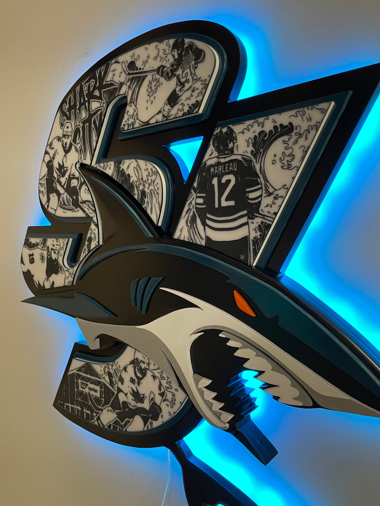 San Jose Sharks LED sign
