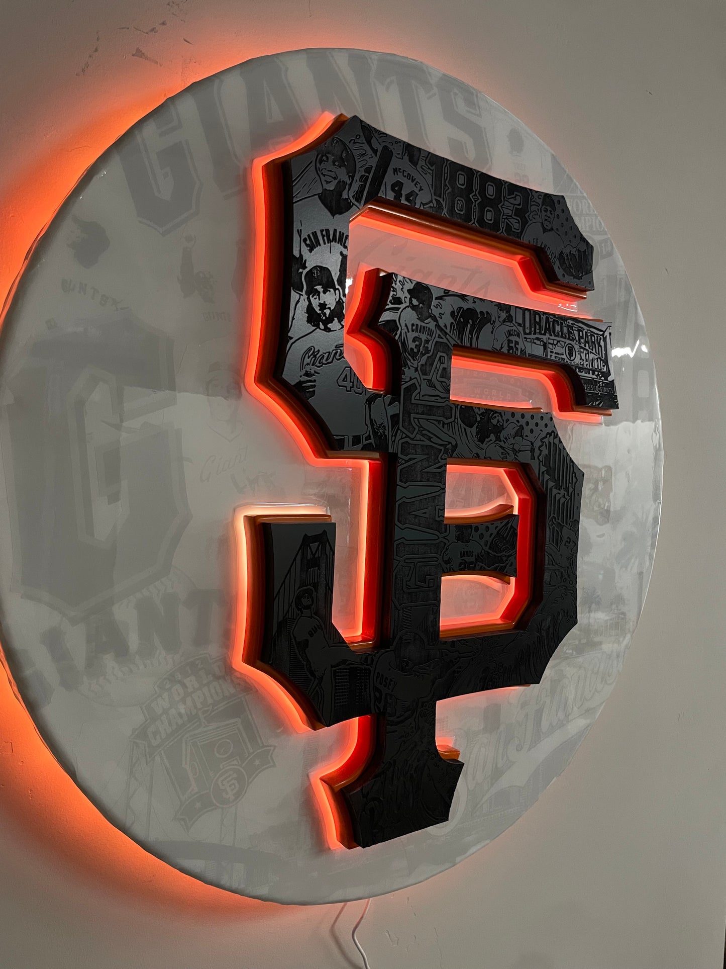 SF Giants front-lit LED