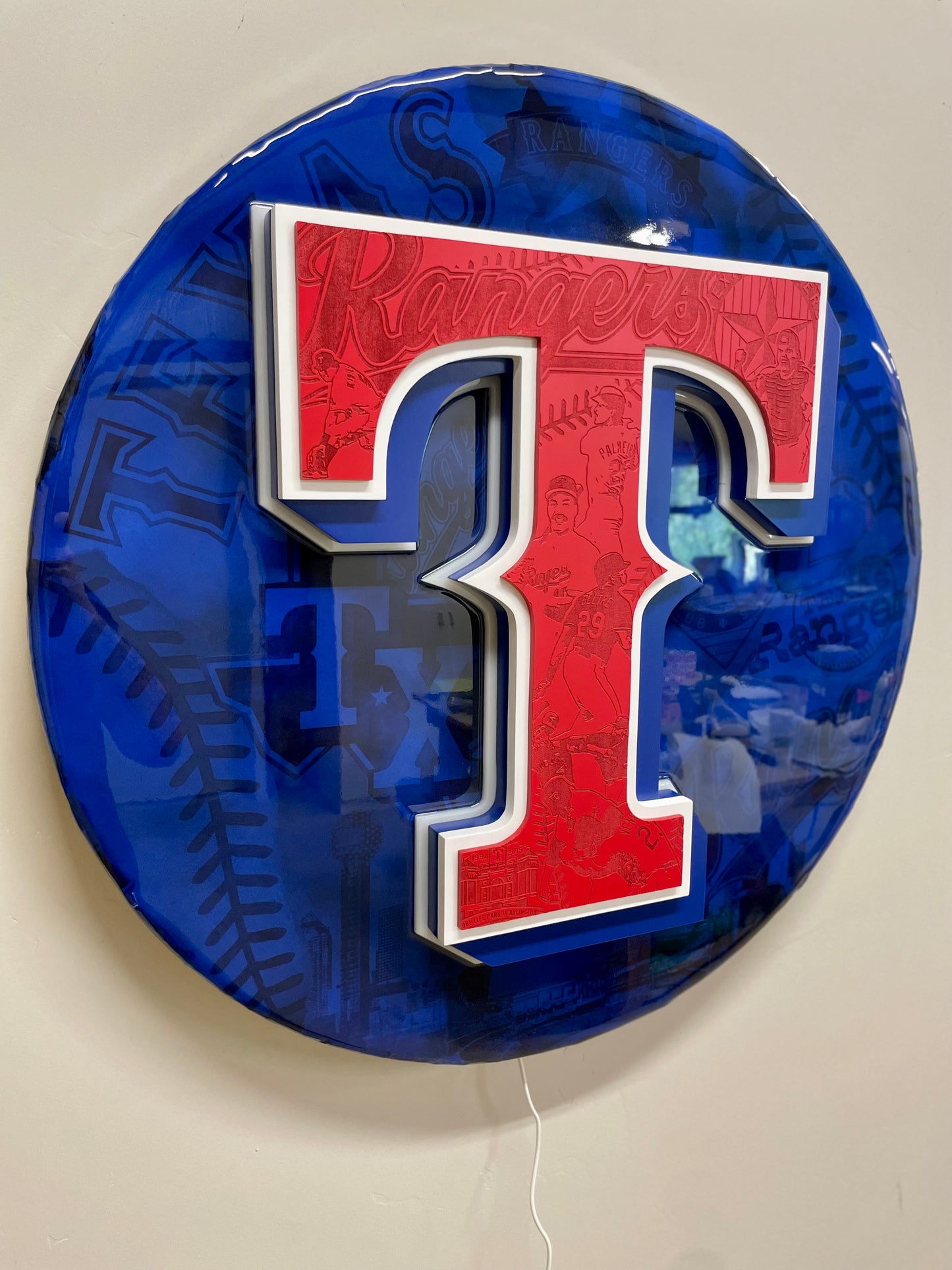 Texas Rangers LED sign