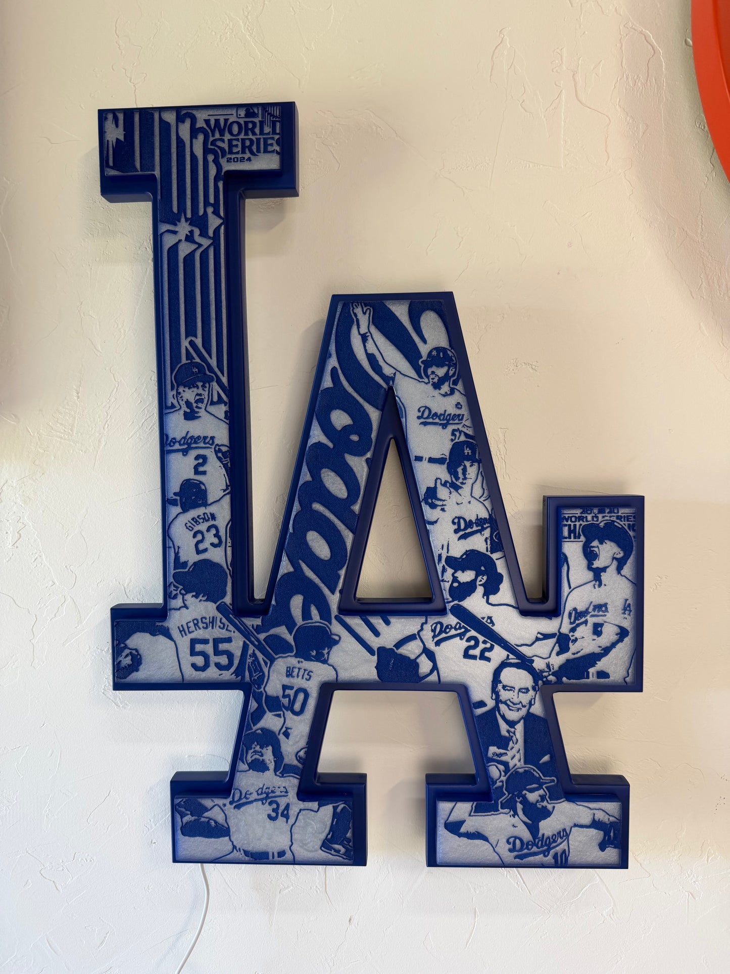 Los Angeles Dodgers led sign