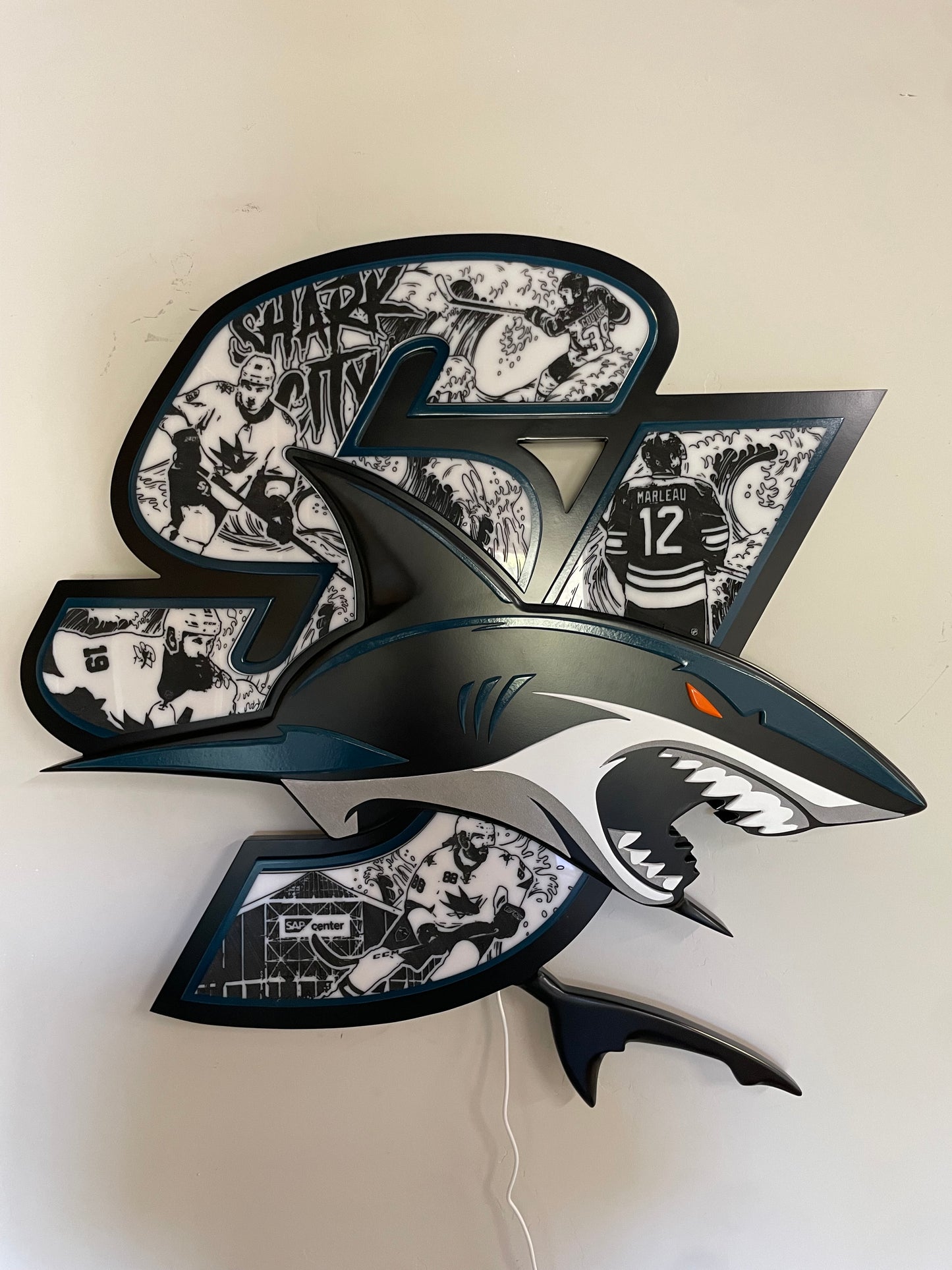 San Jose Sharks LED sign