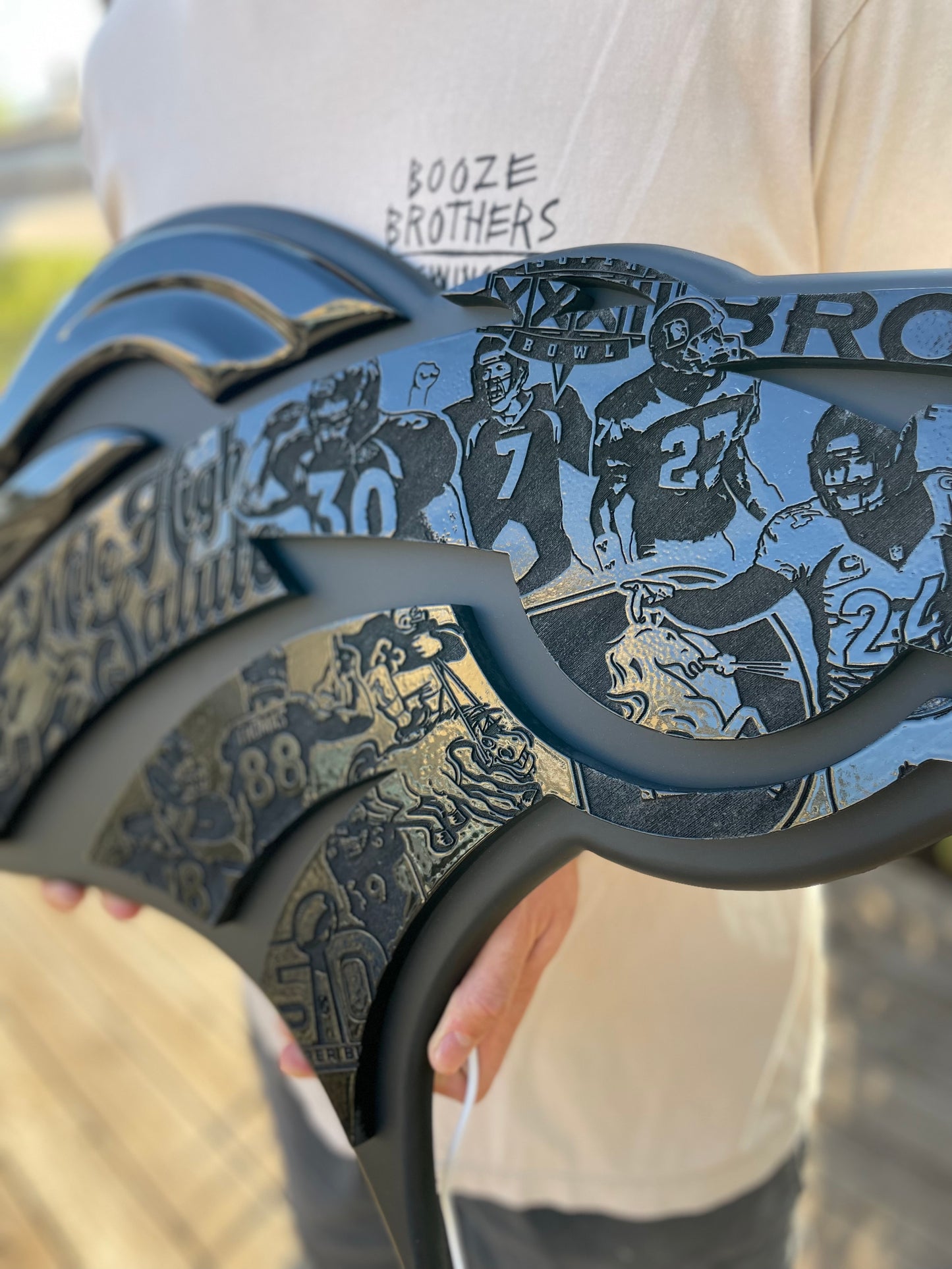 Denver Broncos LED sign