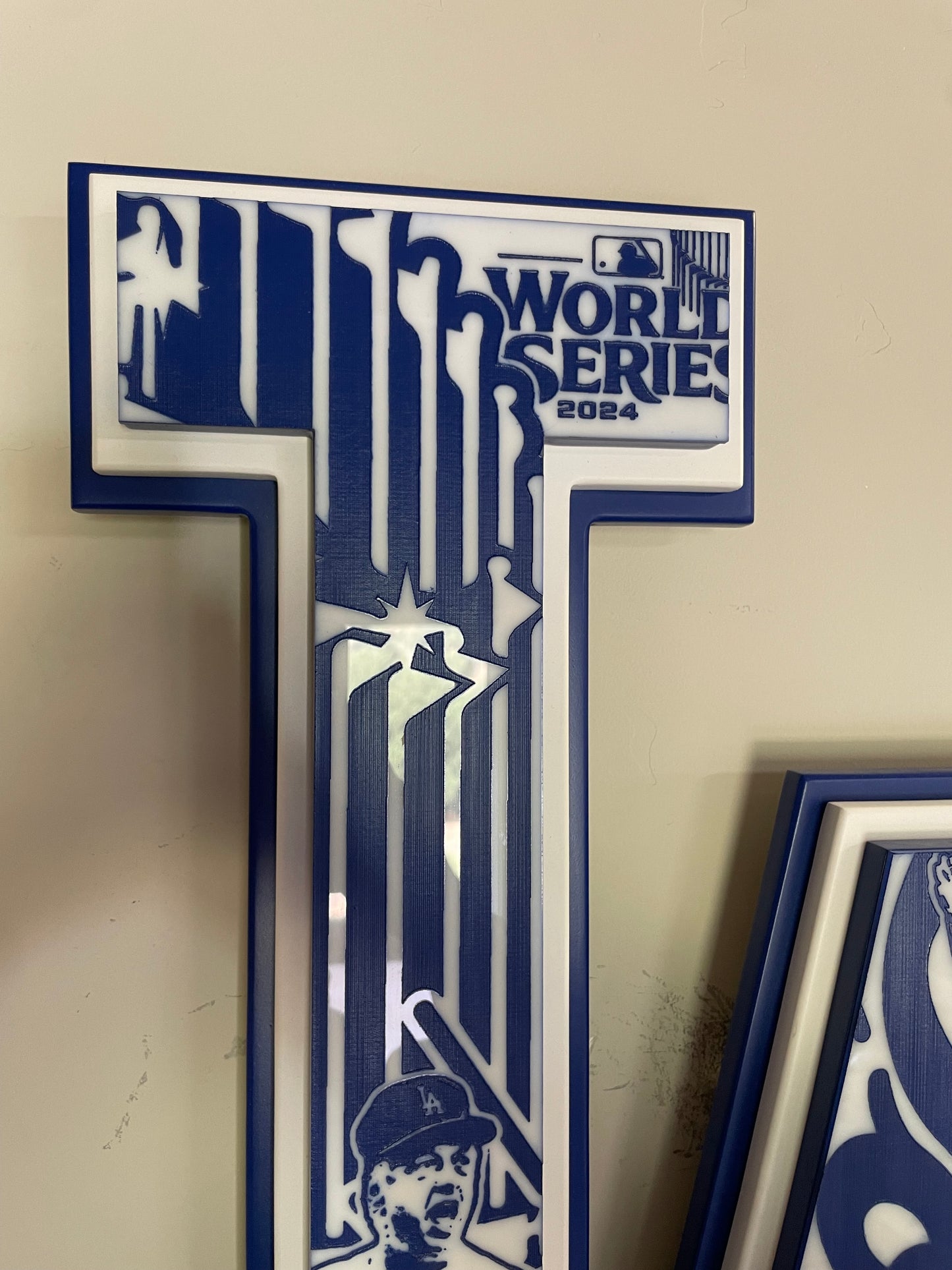 Los Angeles Dodgers - 2 Tone sign