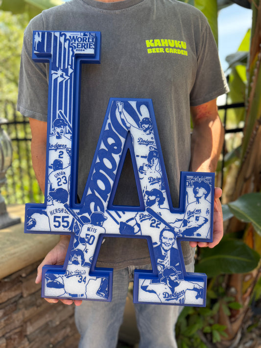 Los Angeles Dodgers led sign