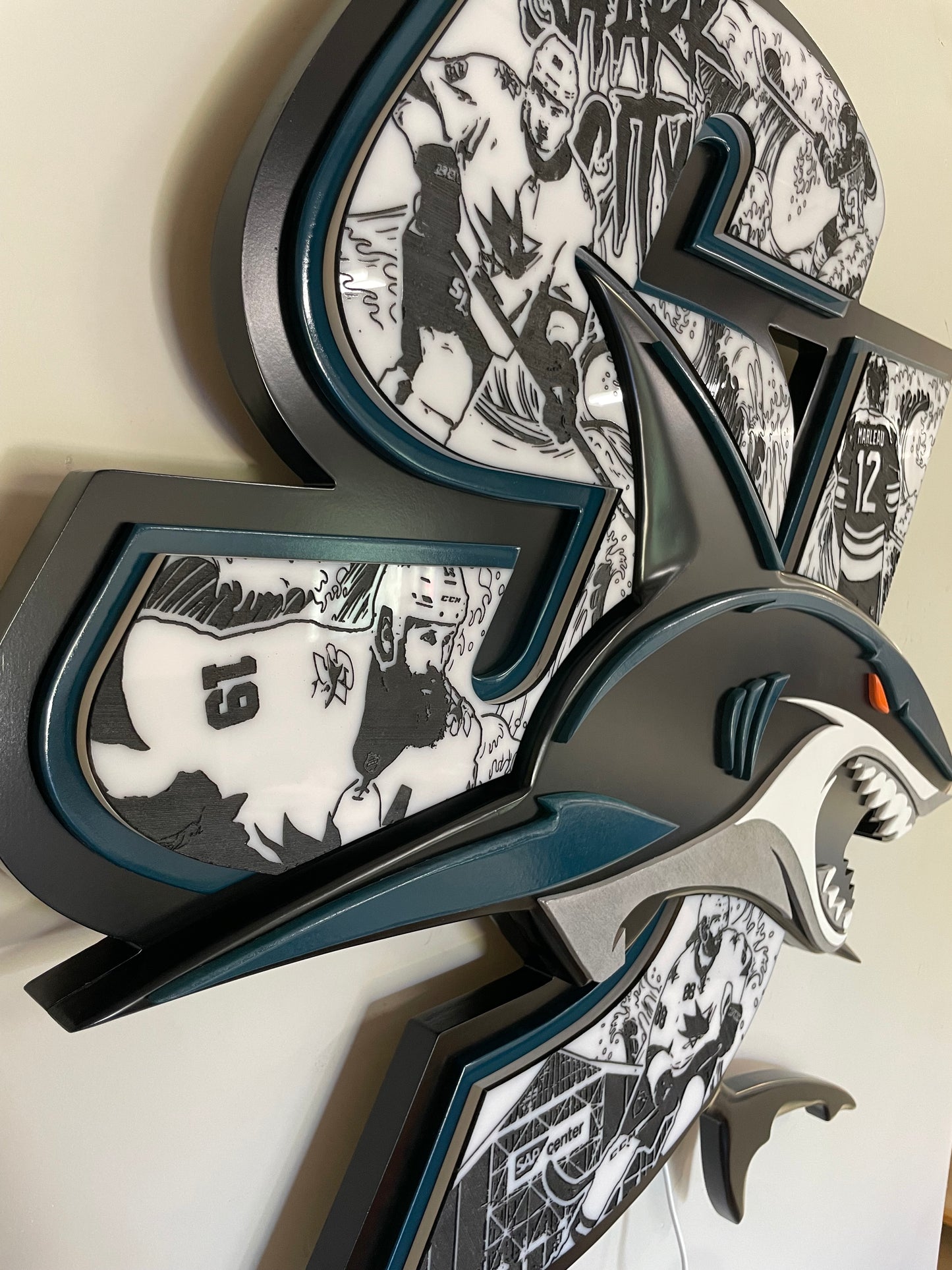 San Jose Sharks LED sign