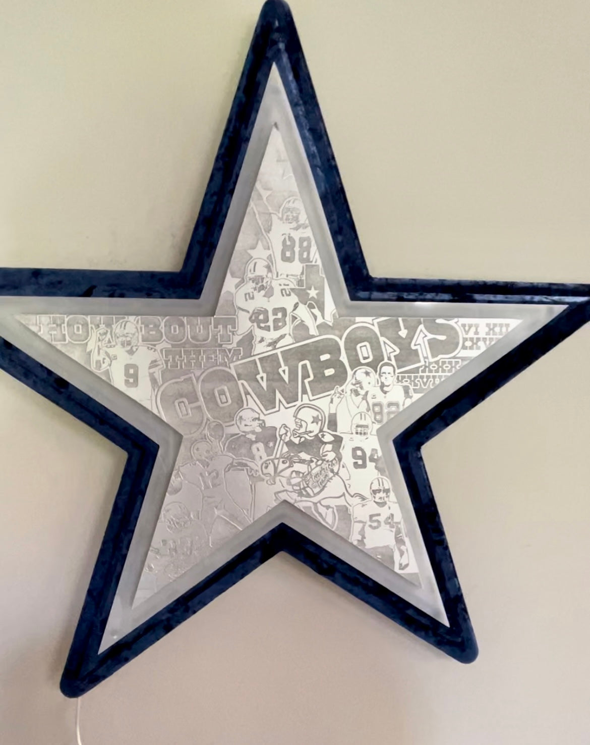 Dallas Cowboys LED sign