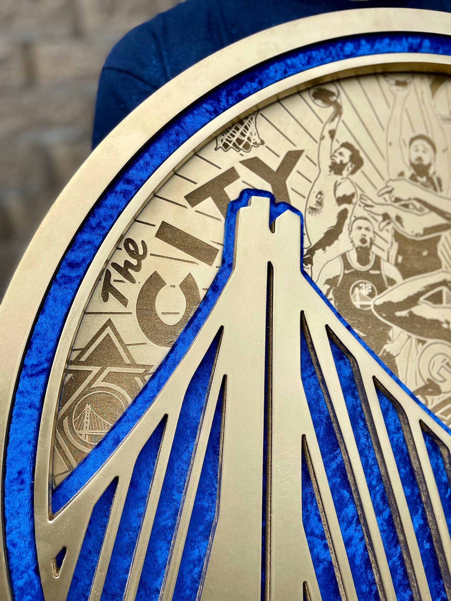 Large Golden State Warriors LED Championship sign