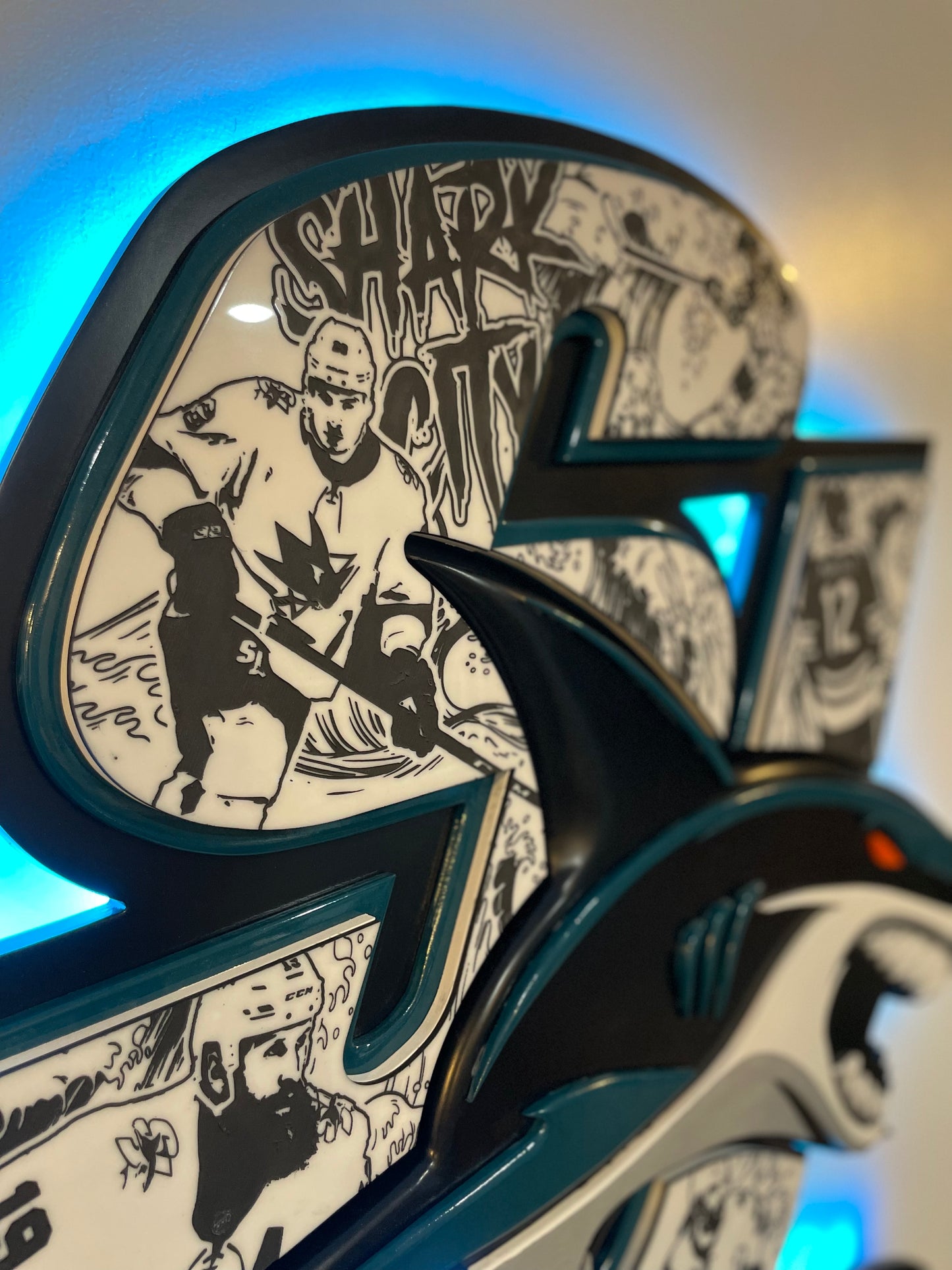 San Jose Sharks LED sign