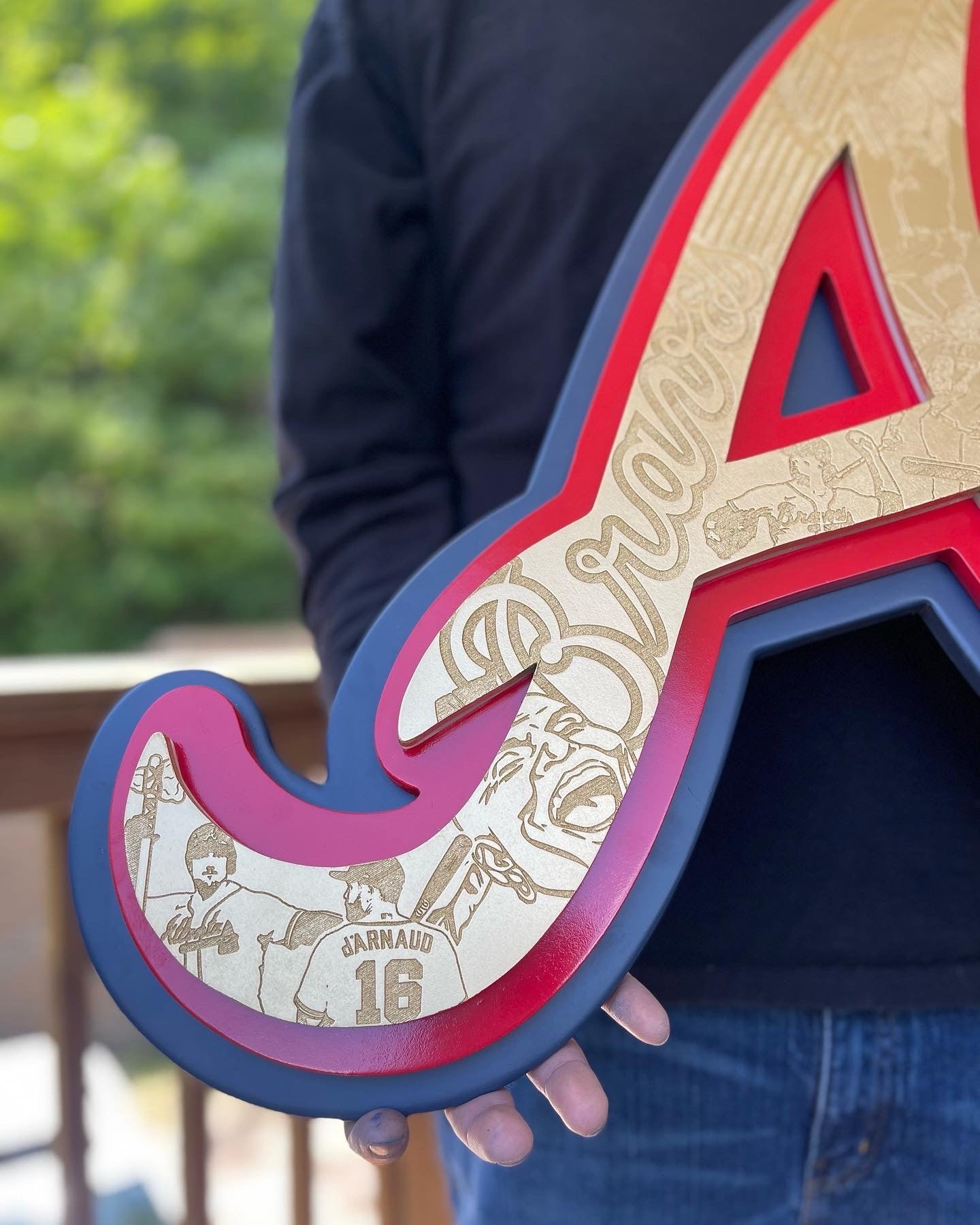 Atlanta Braves World Series sign (NO LED LIGHTS)