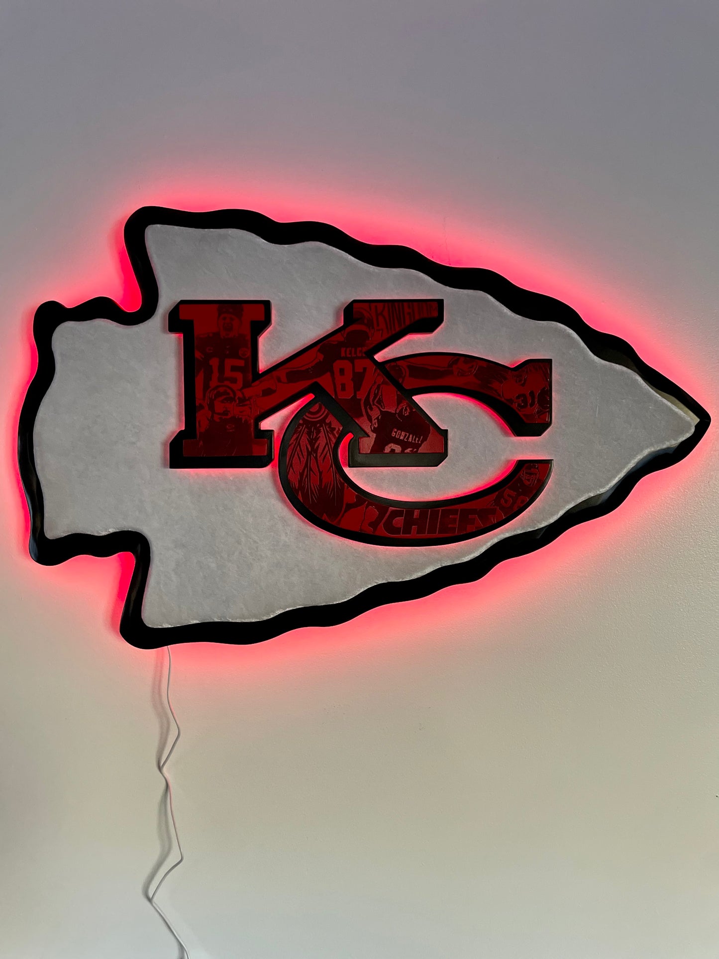 Kansas City Chiefs LED sign
