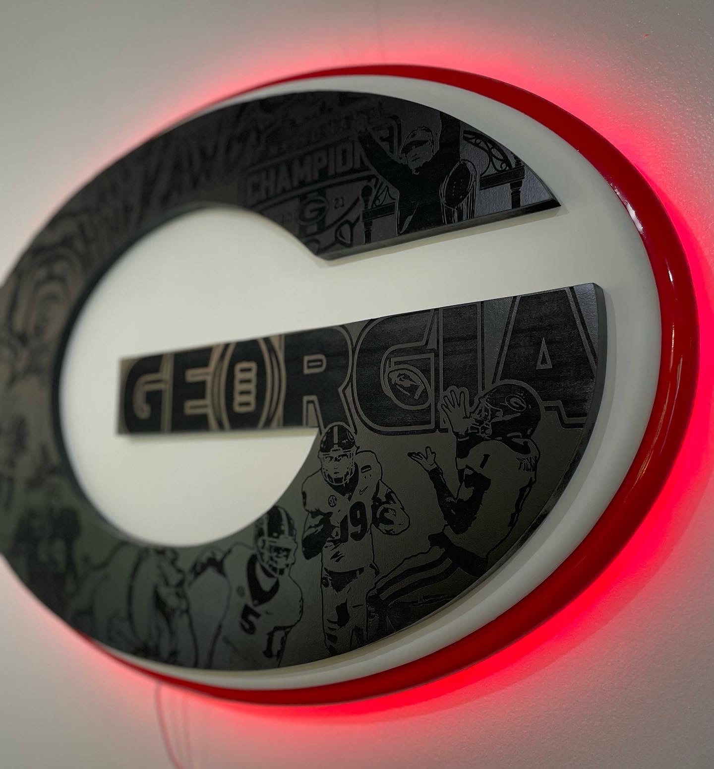 Georgia Bulldogs Championship LED sign