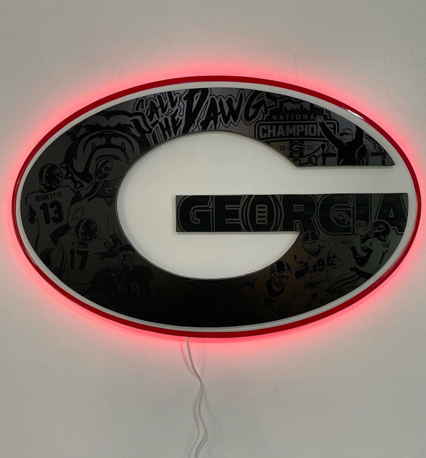 Georgia Bulldogs Championship LED sign