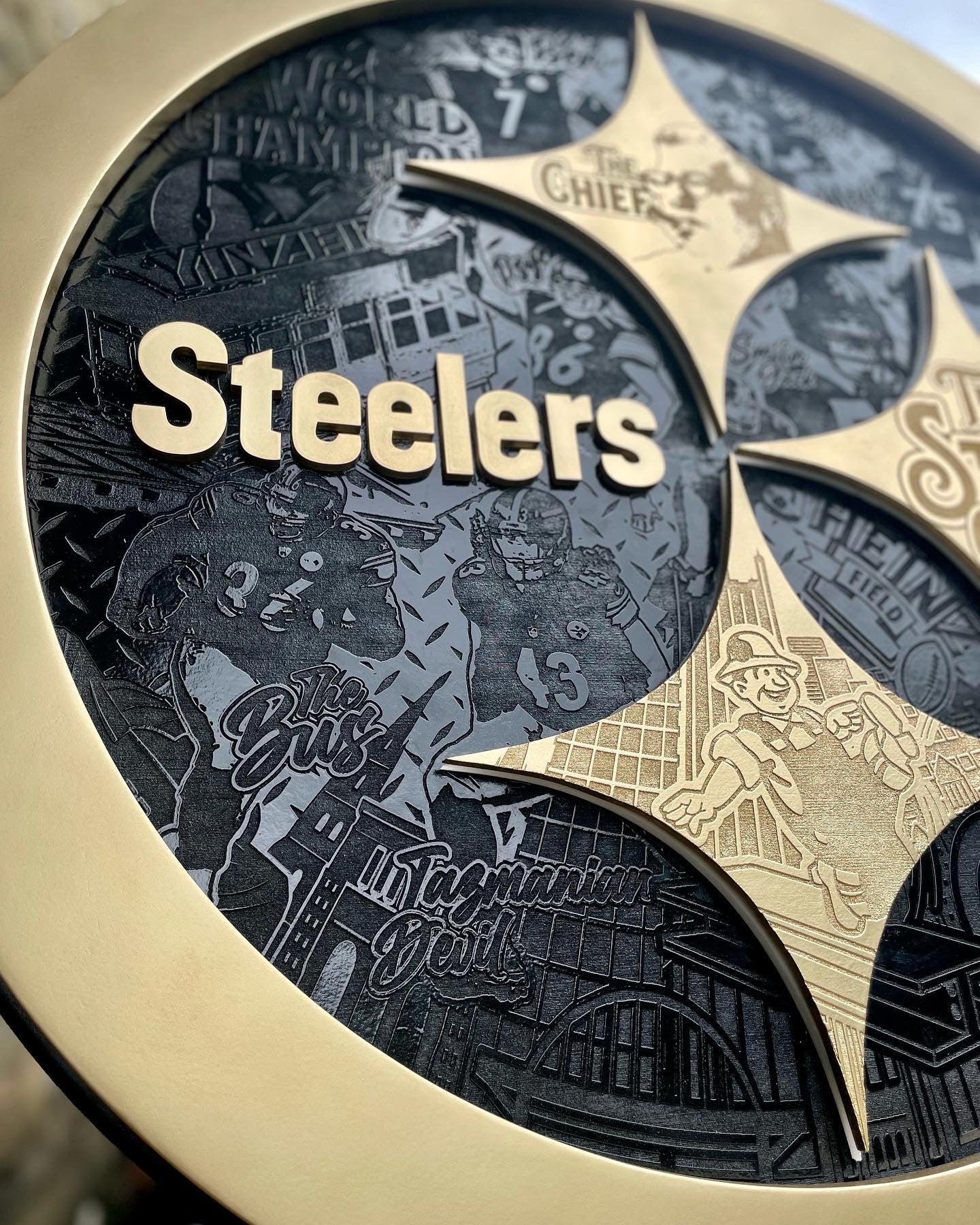 Pittsburgh Steelers Sign (NO spinnner)