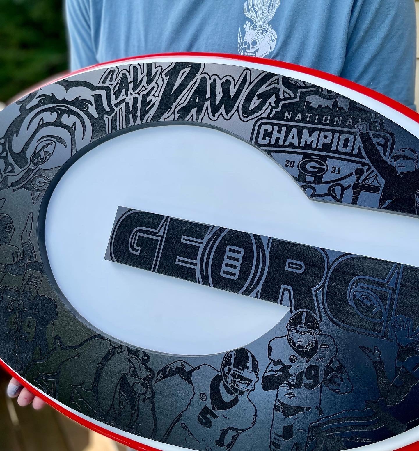 Georgia Bulldogs Championship LED sign
