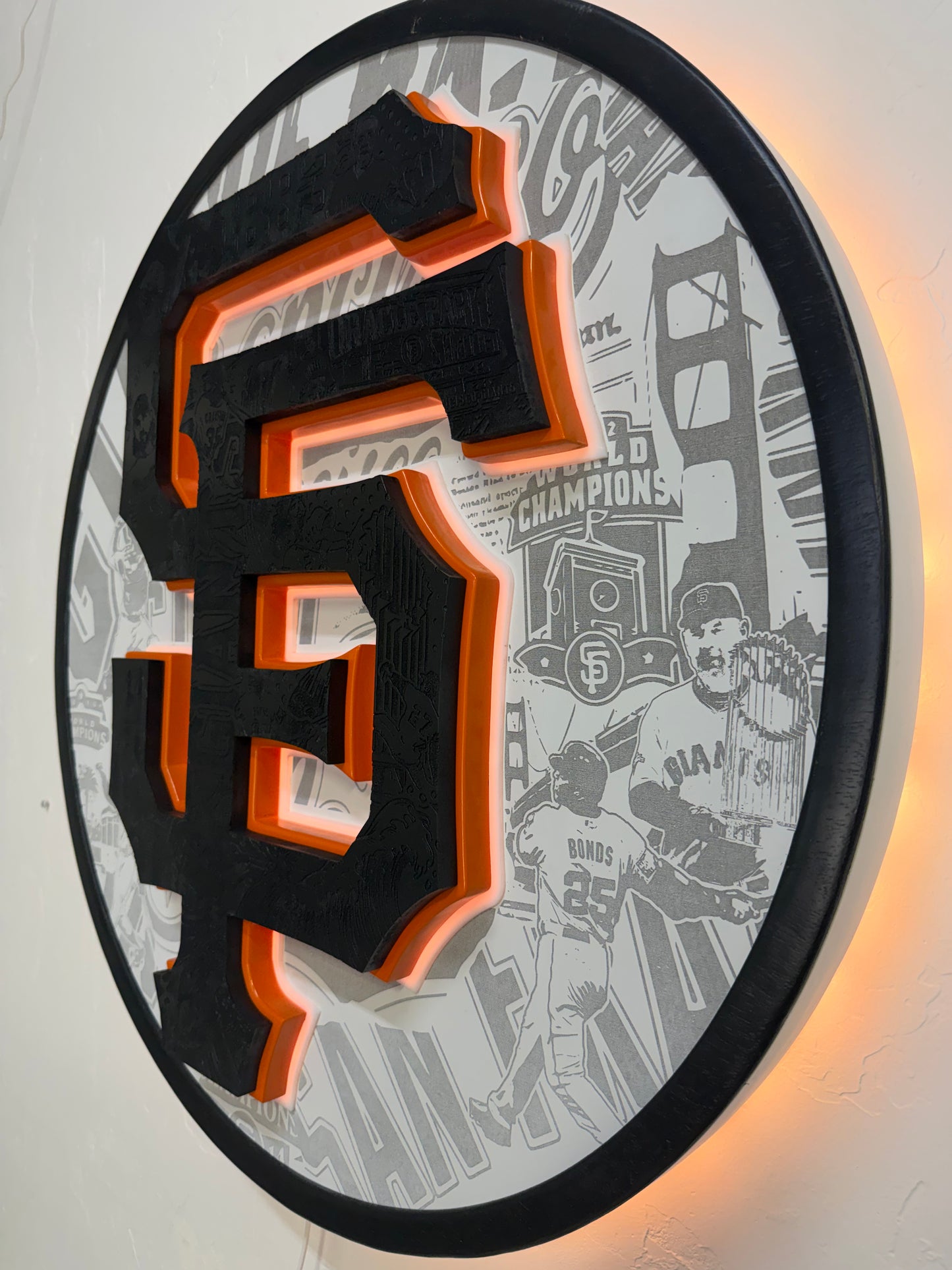 SF Giants front-lit LED