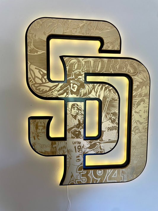 SD Padres LED sign - Large