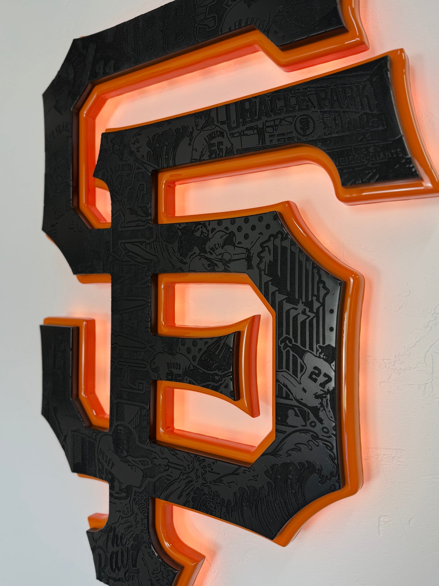 San Francisco Giants - 2 layer LED sign
