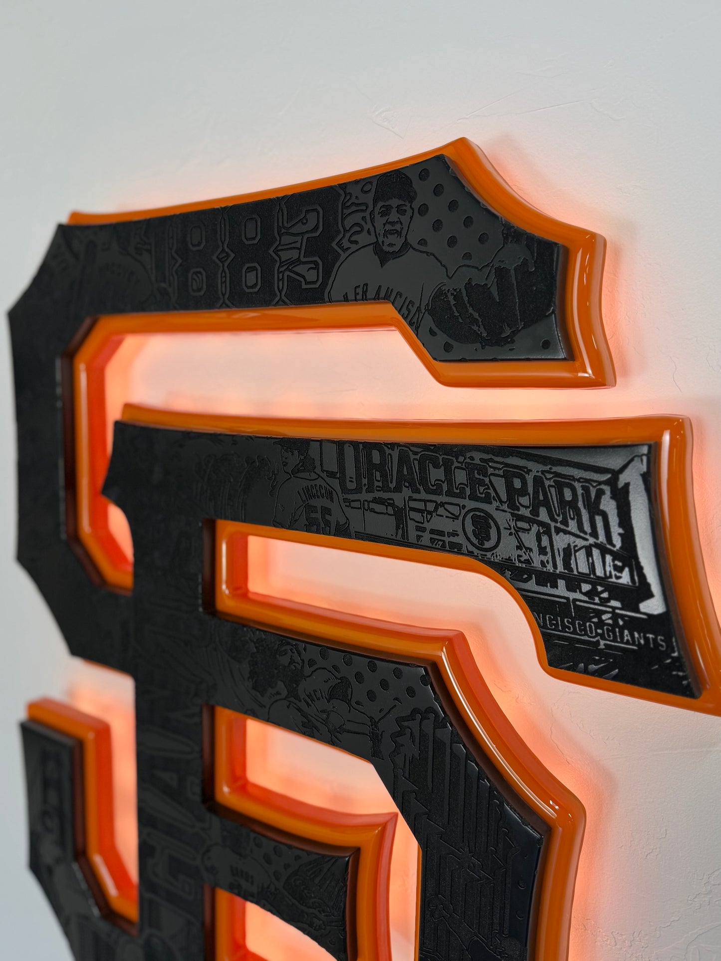 San Francisco Giants - 2 layer LED sign