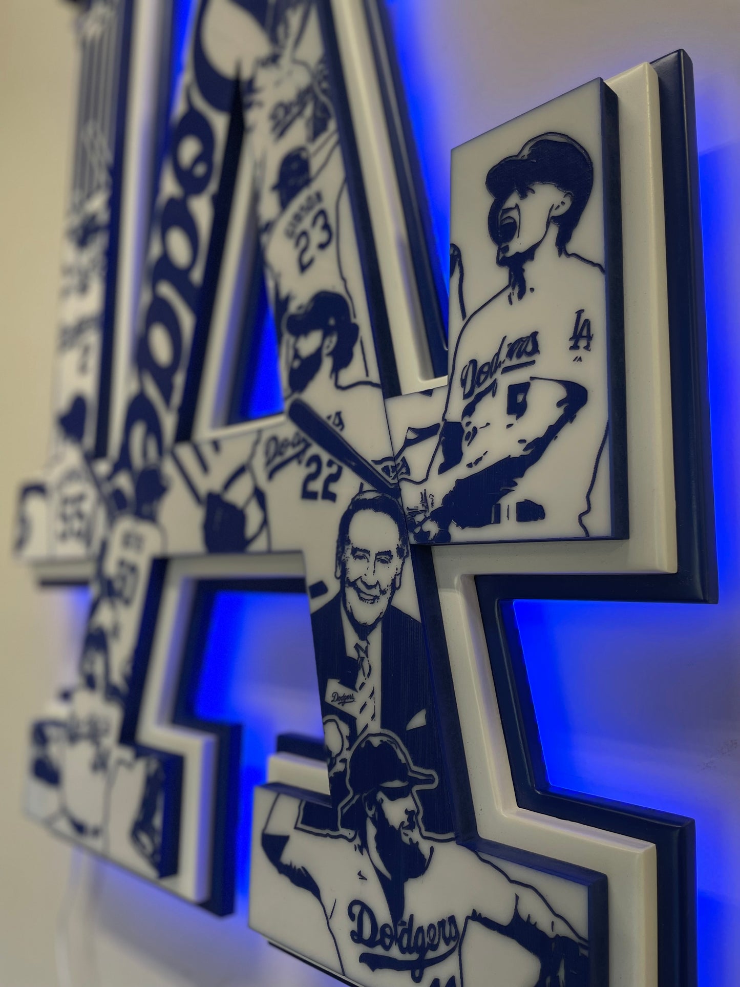 Los Angeles Dodgers - 2 Tone sign