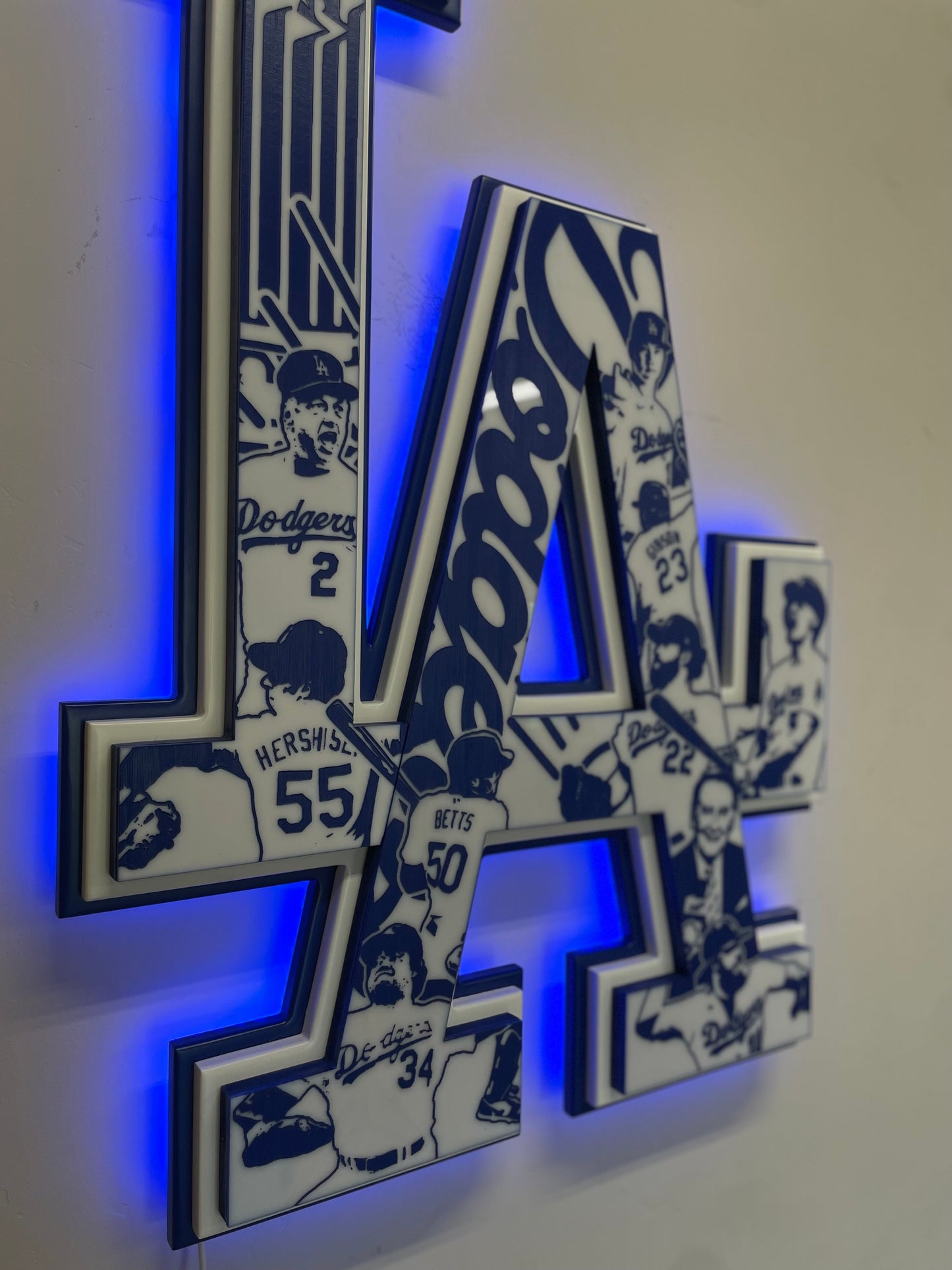 Los Angeles Dodgers - 2 Tone sign