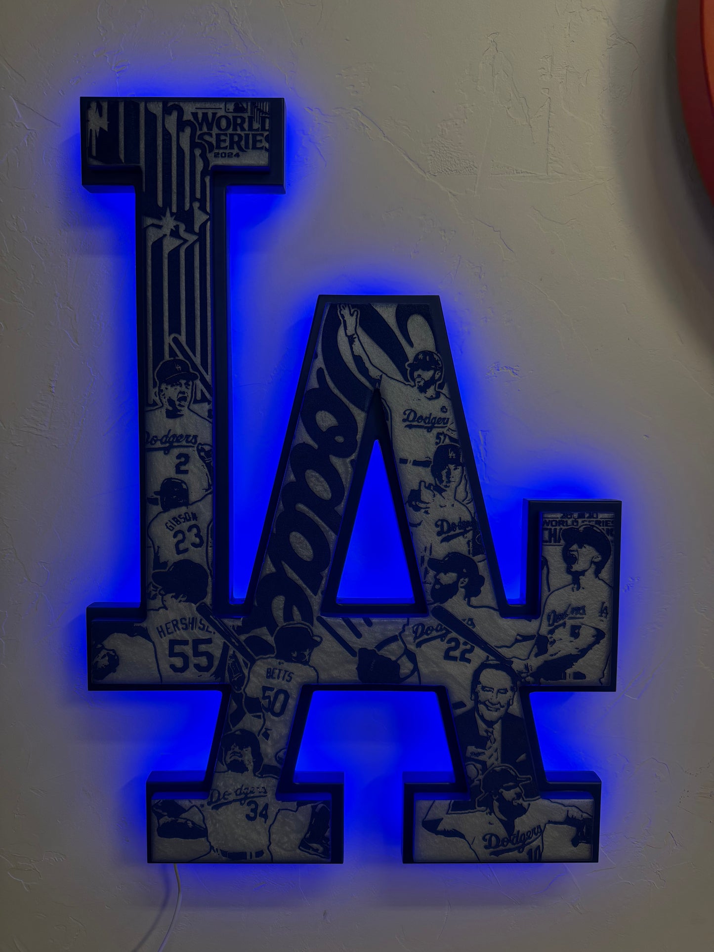 Los Angeles Dodgers led sign