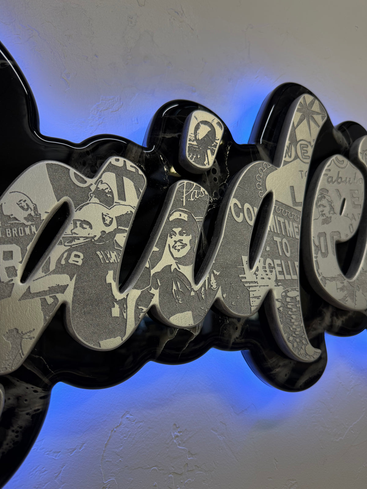 Las Vegas Raiders font LED sign