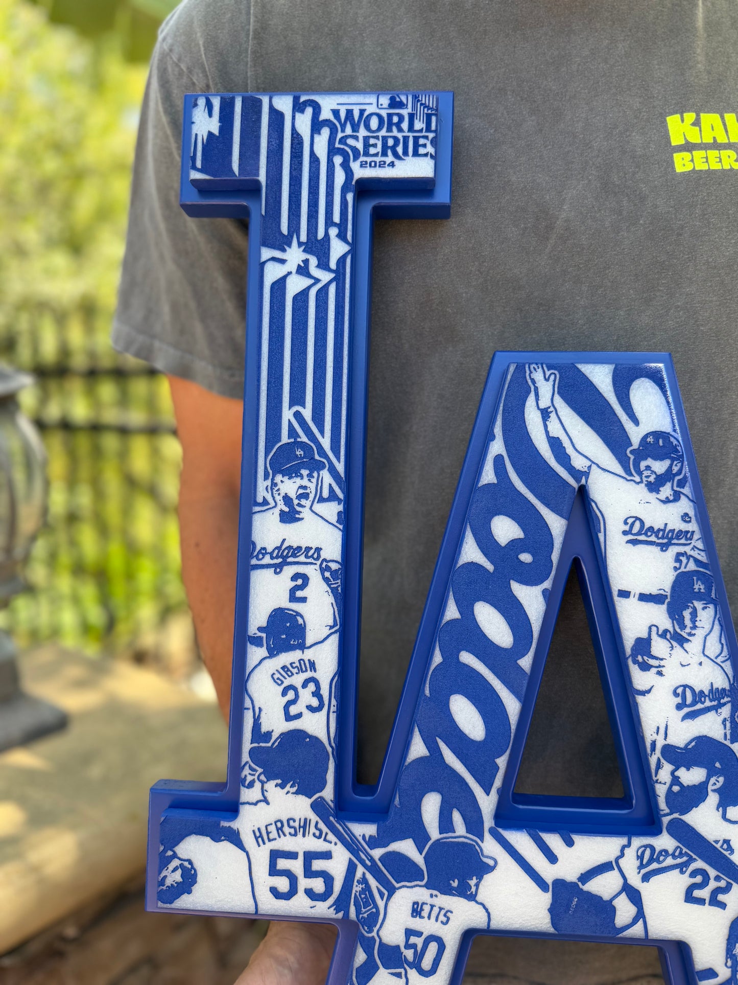 Los Angeles Dodgers led sign