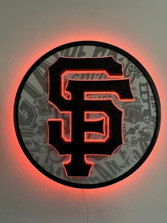 SF Giants front-lit LED