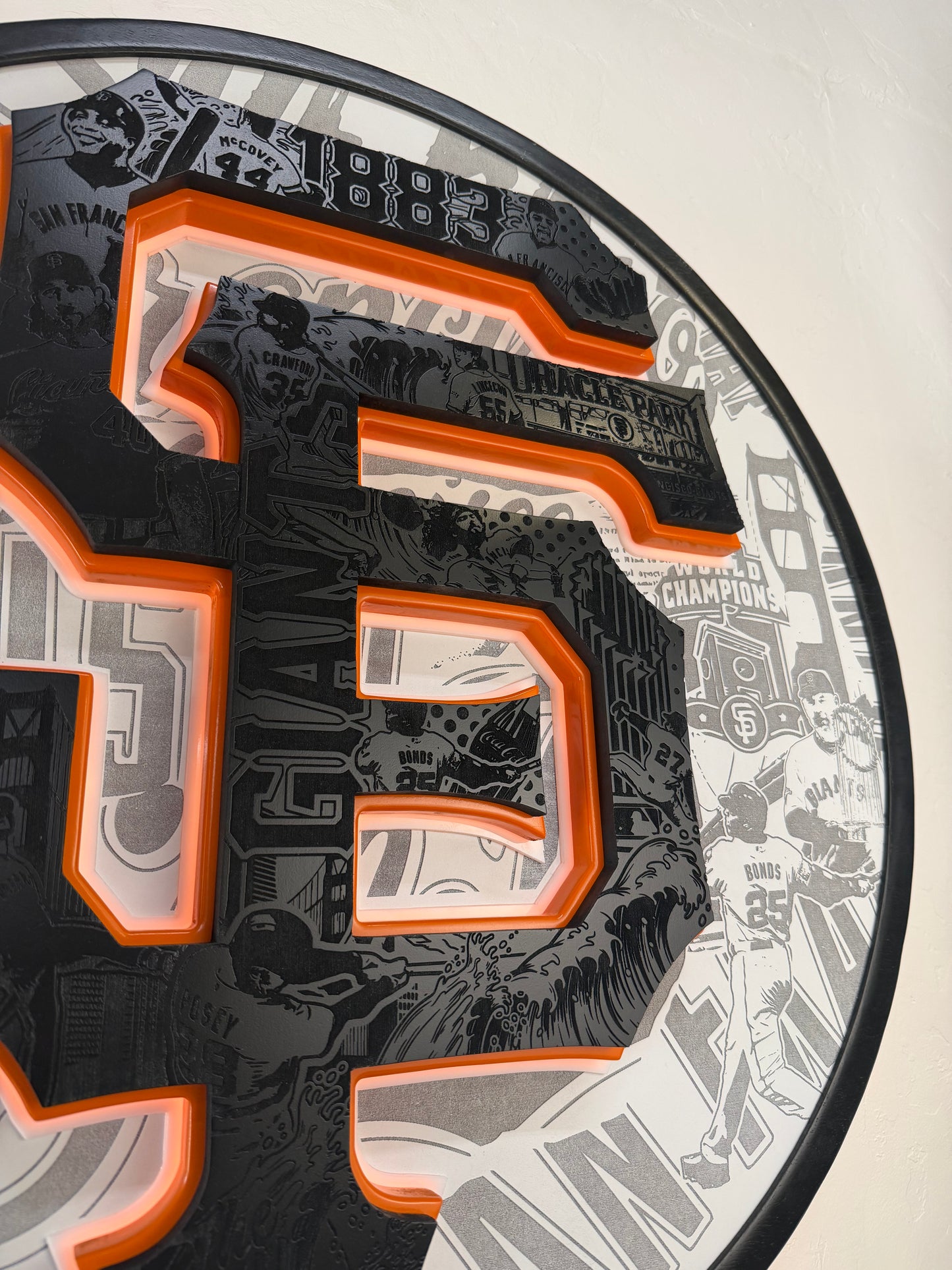 SF Giants front-lit LED