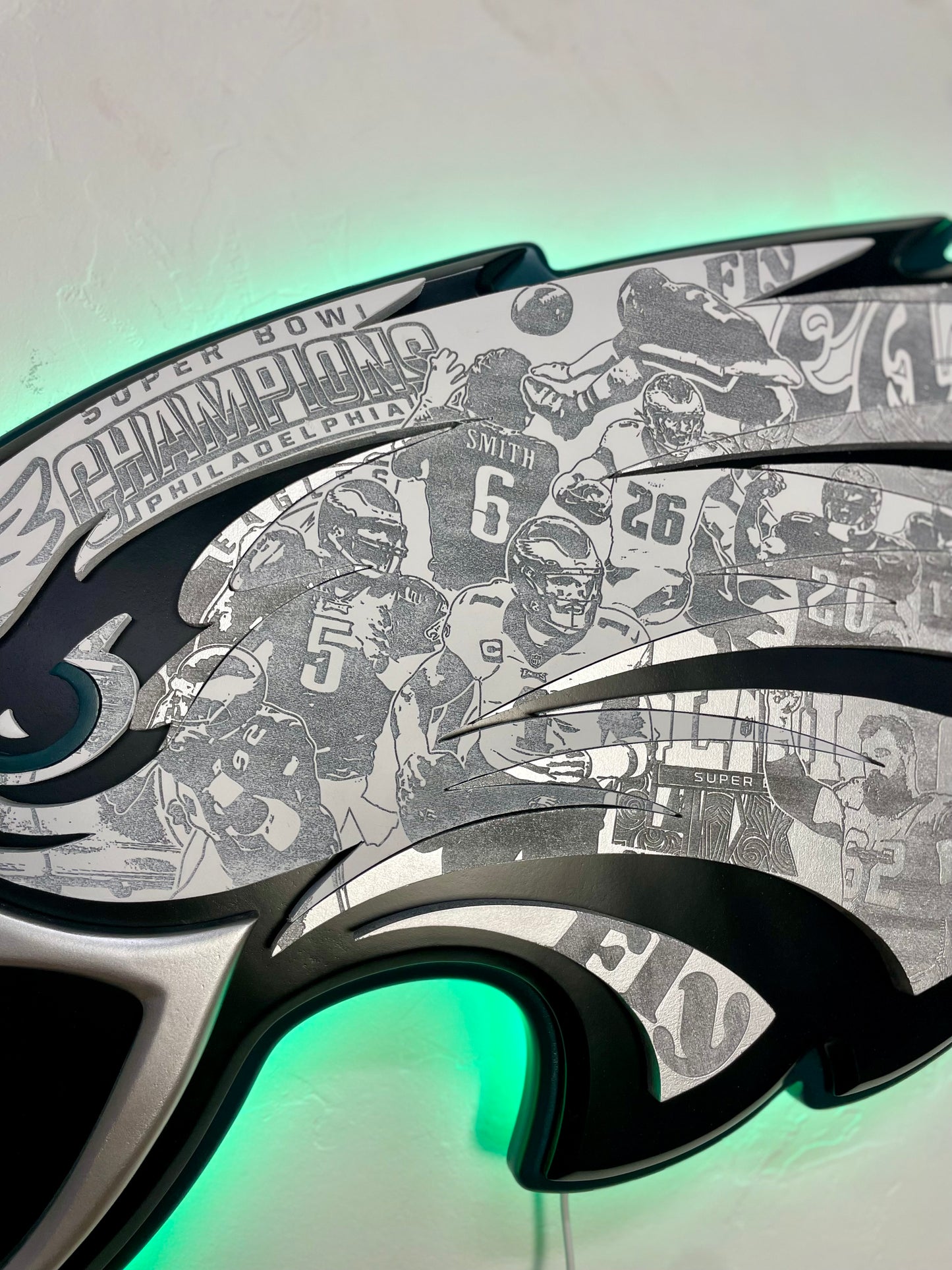 Philadelphia Eagles LED sign