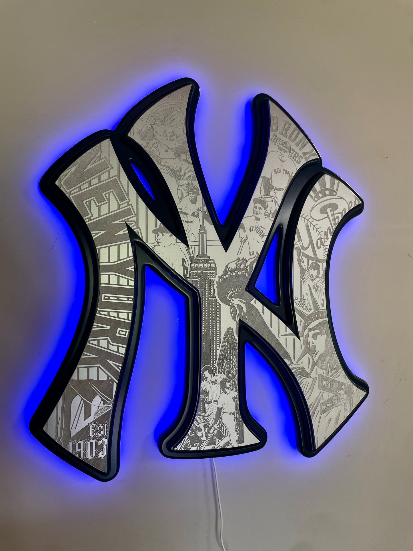 New York Yankees (painted) LED sign