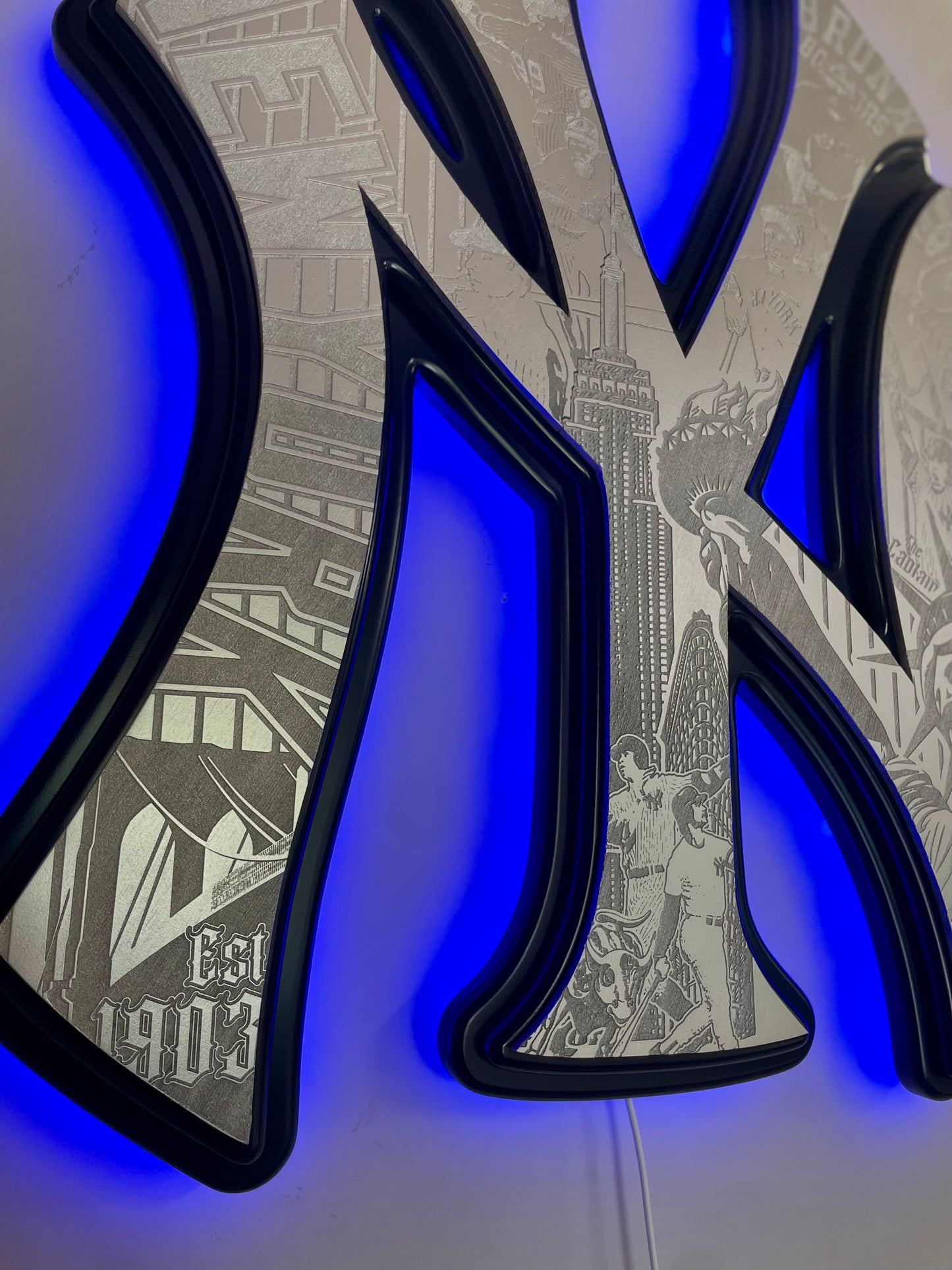 New York Yankees (painted) LED sign