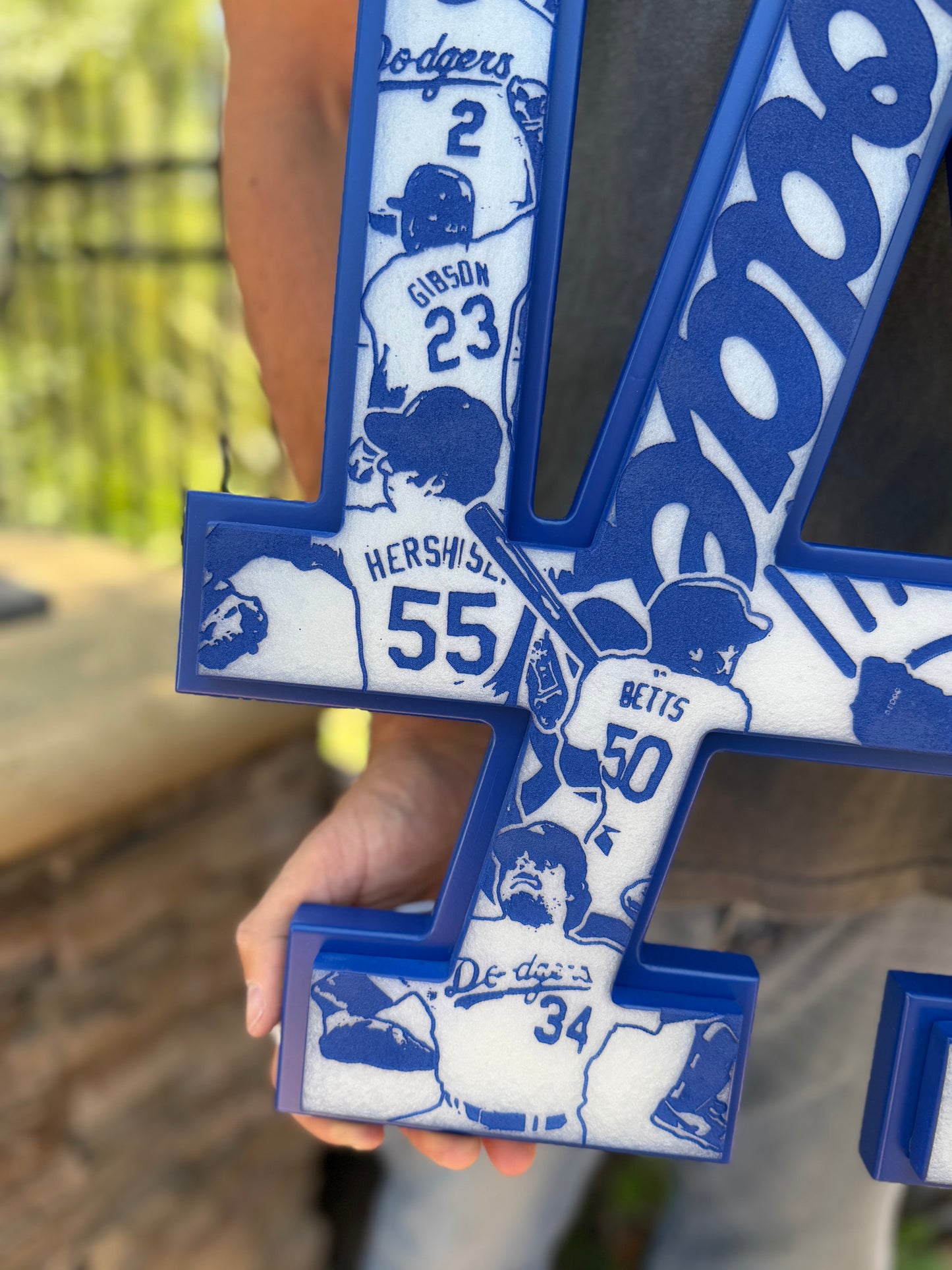 Los Angeles Dodgers led sign