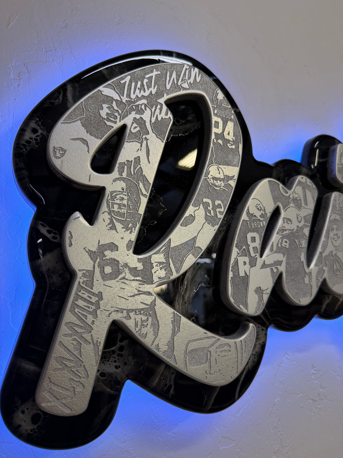 Las Vegas Raiders font LED sign