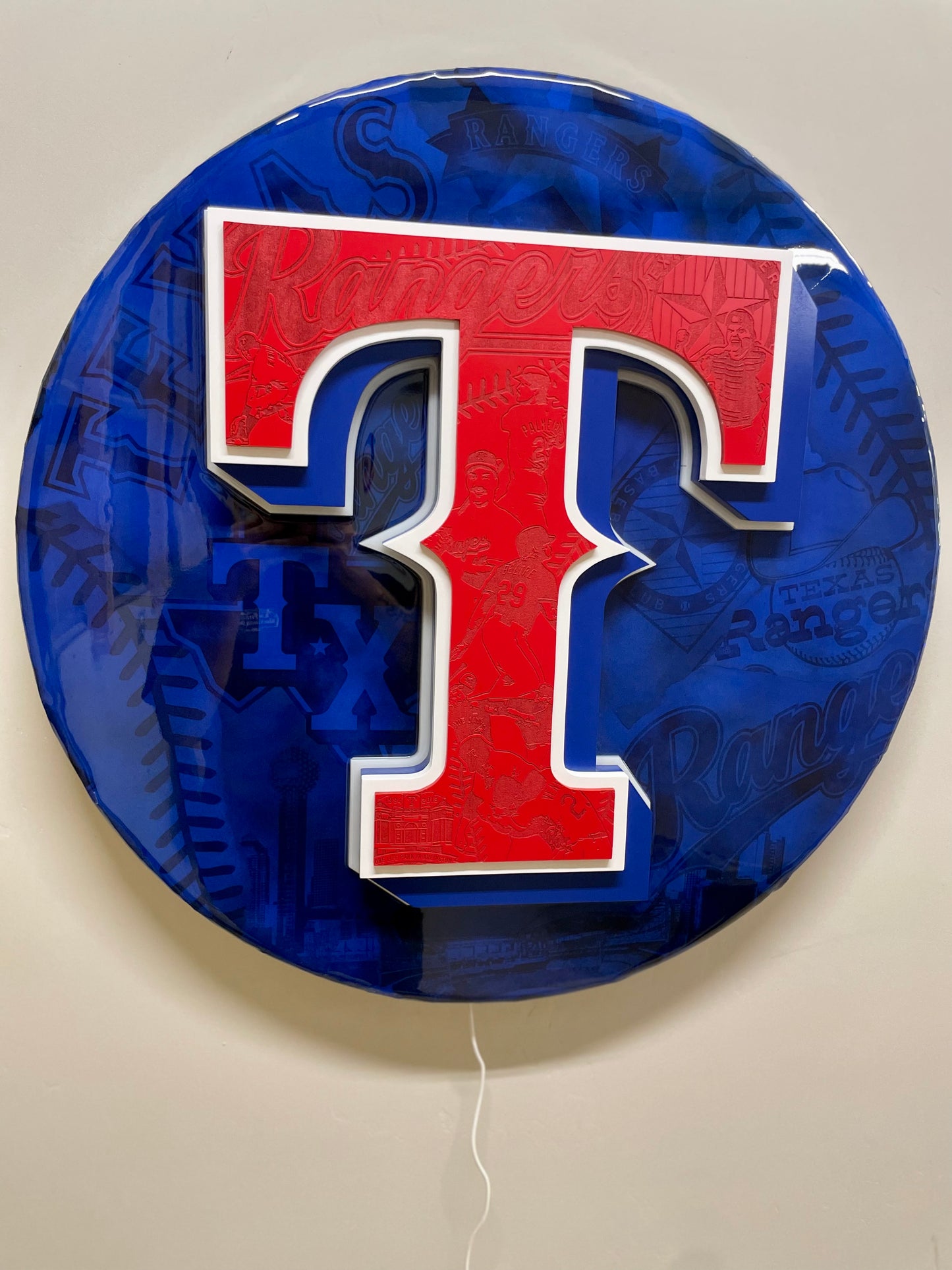 Texas Rangers LED sign