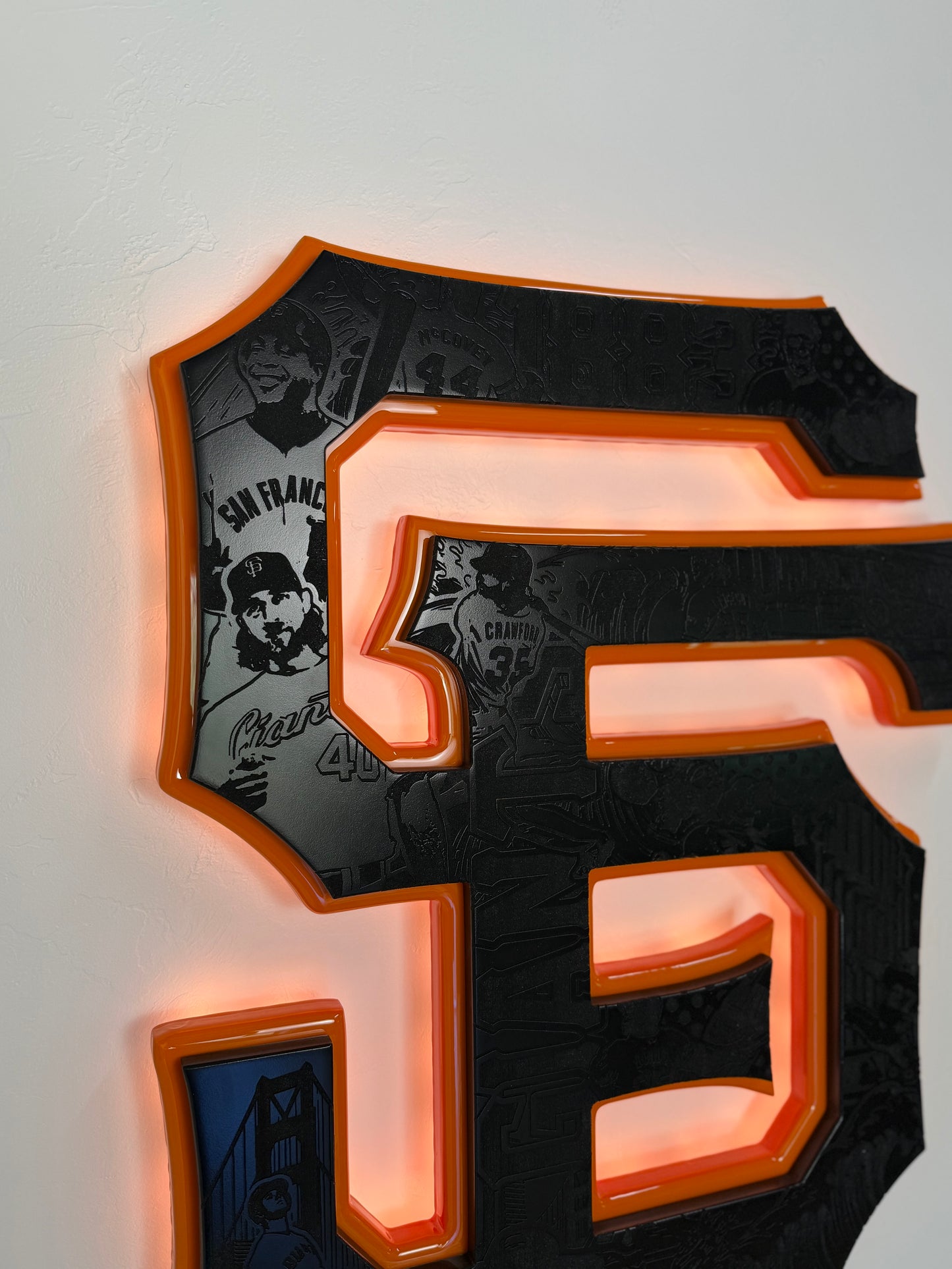 San Francisco Giants - 2 layer LED sign