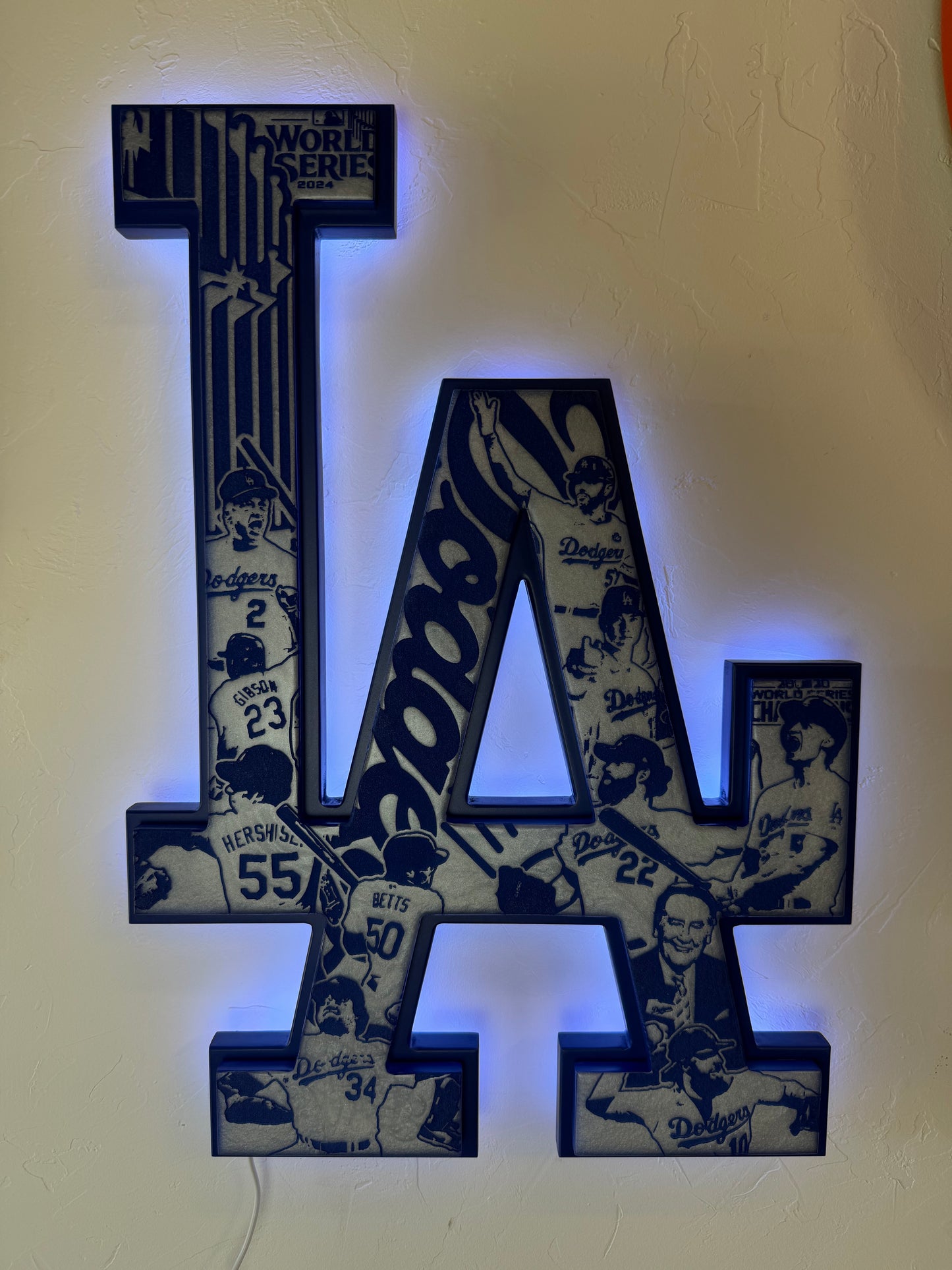 Los Angeles Dodgers led sign