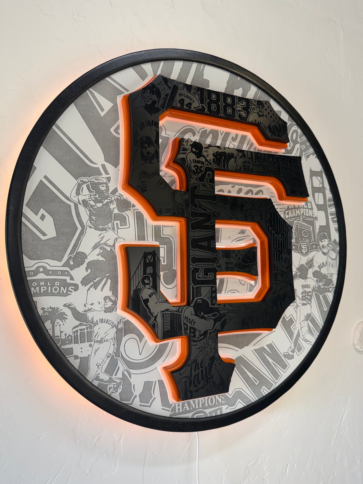 SF Giants front-lit LED