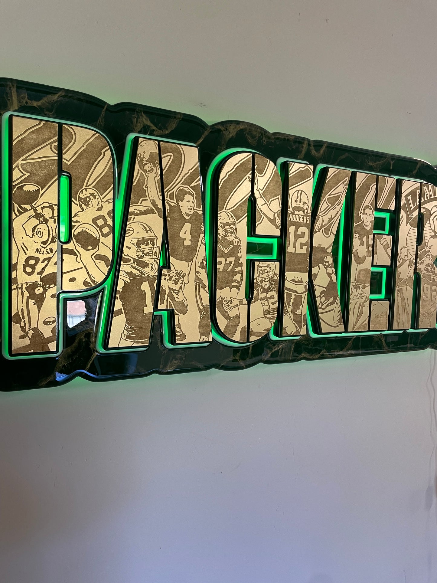 Front Lit Packers Sign