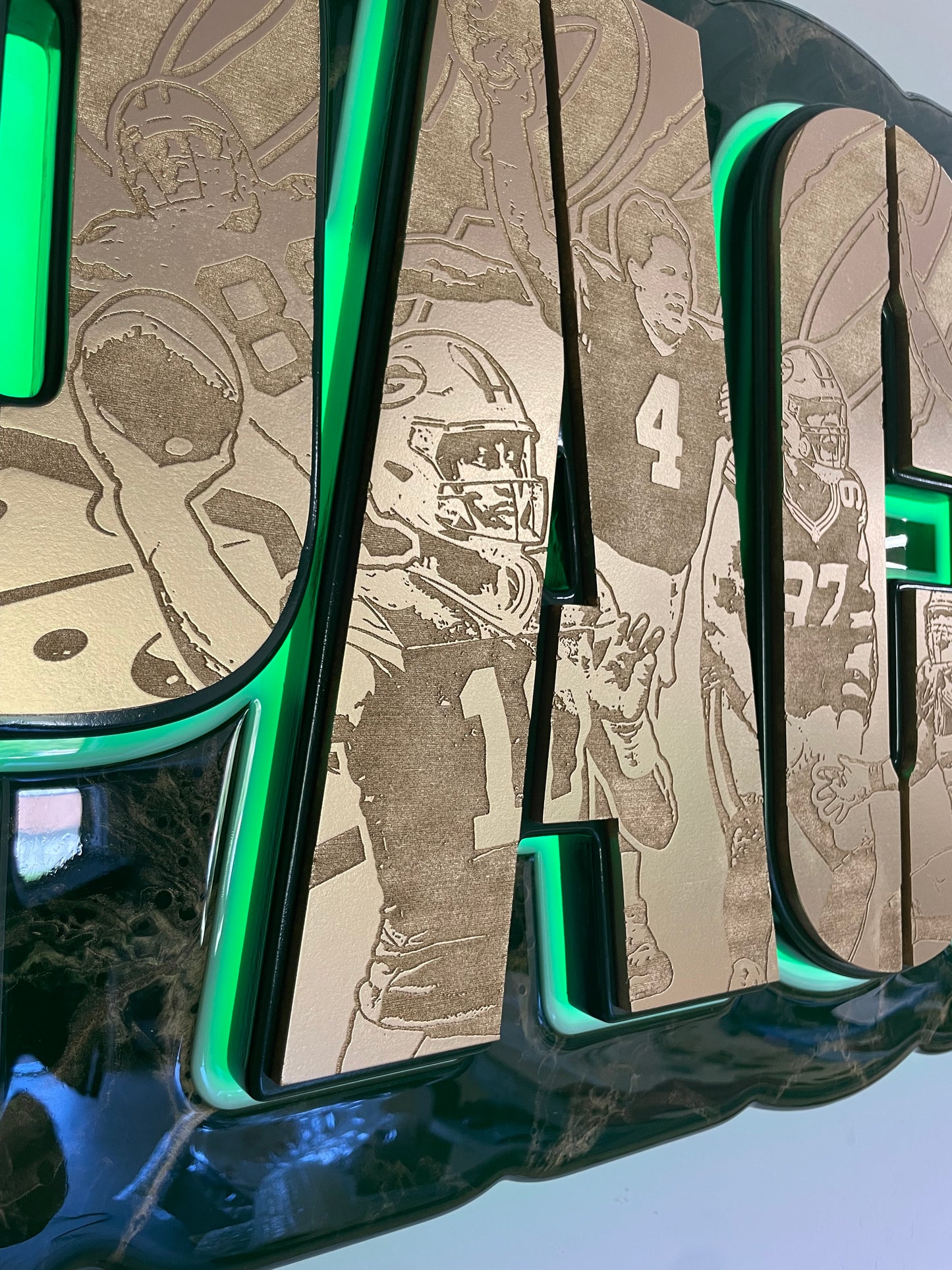 Front Lit Packers Sign