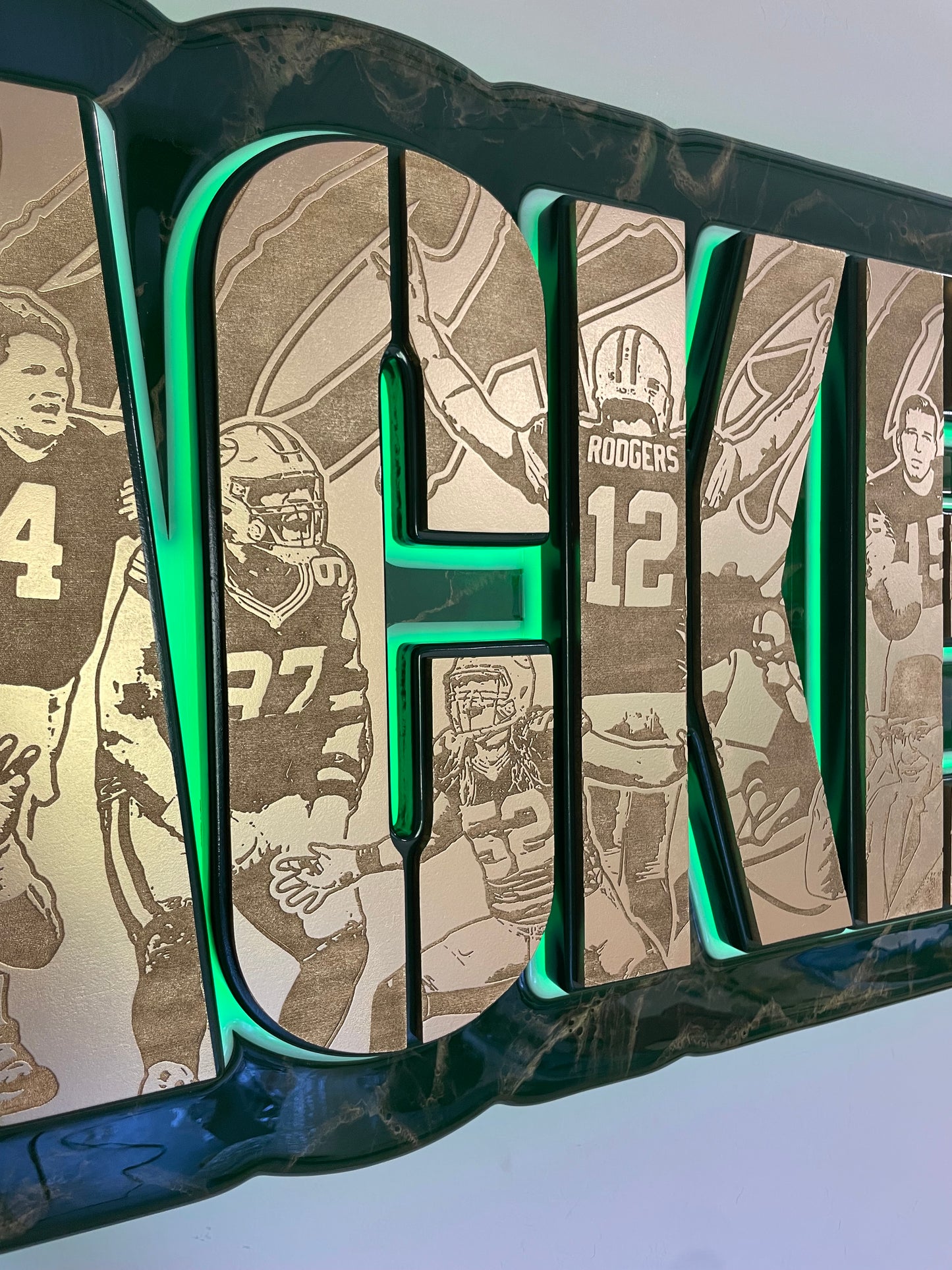 Front Lit Packers Sign