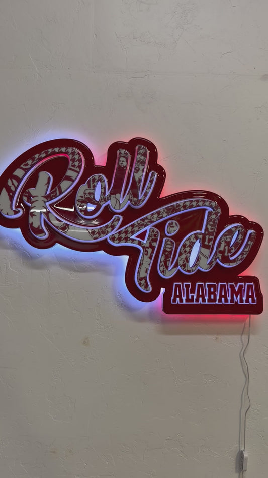 Roll Tide Alabama LED sign