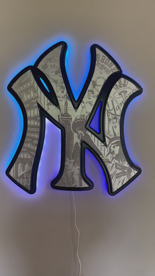 New York Yankees (painted) LED sign