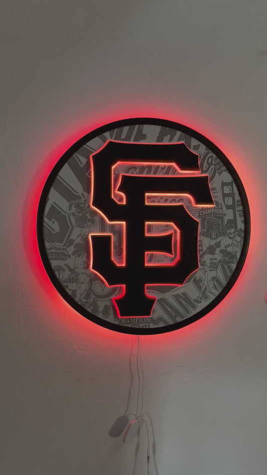 SF Giants front-lit LED