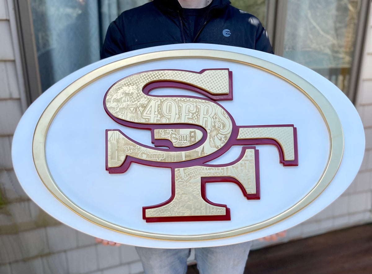 49ers Block Sign San Francisco 49ers Sign – catchfirecreations