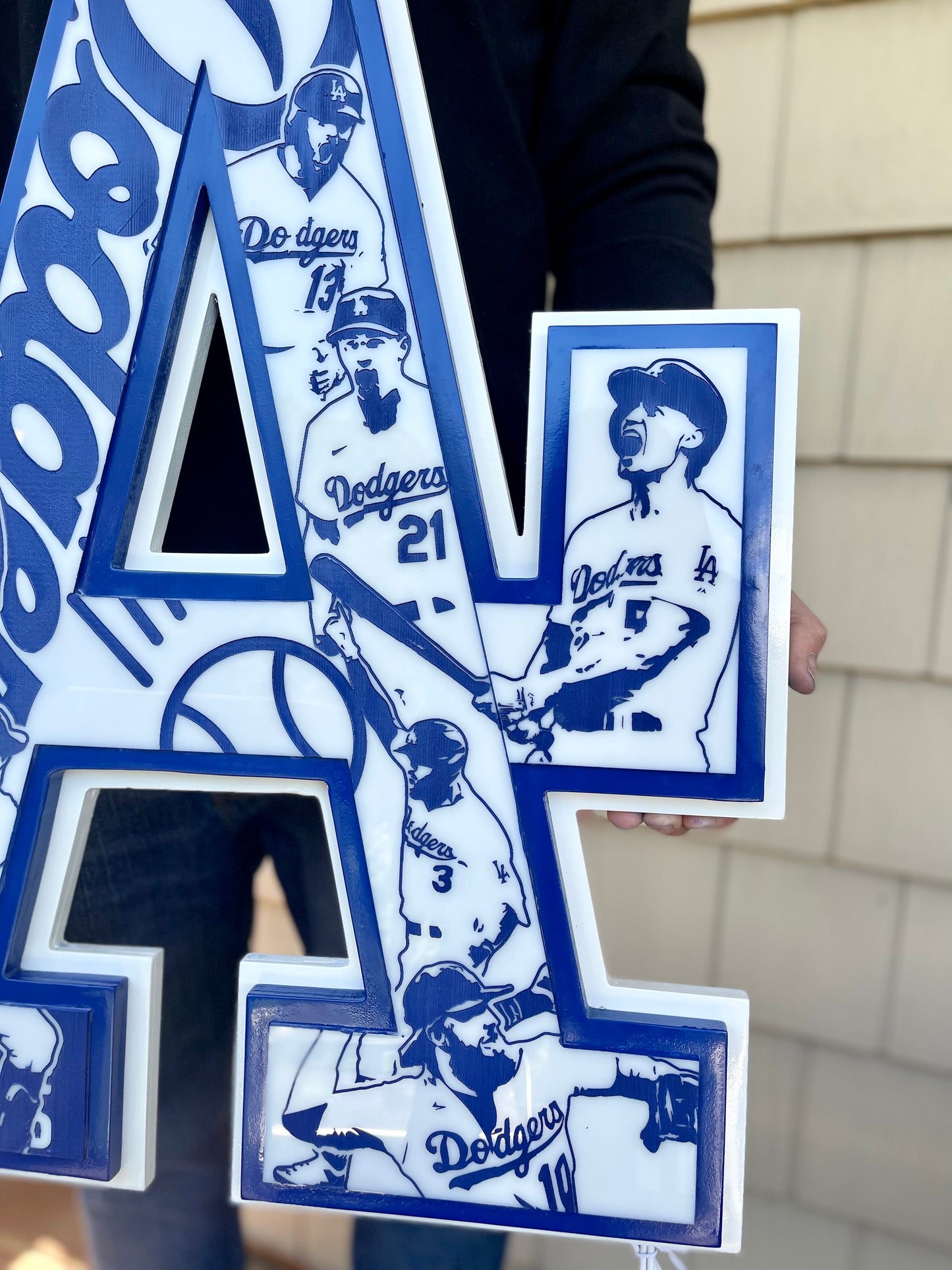 Los Angeles Dodgers LED 2020 World Series sign